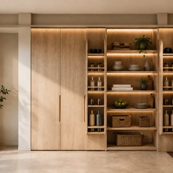 Diseño despensa en proyecto Departamento Emerson