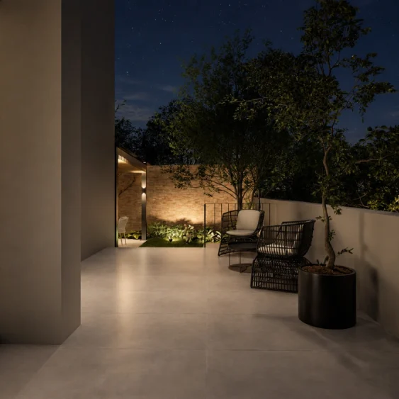 Espacio exterior del proyecto La Palma